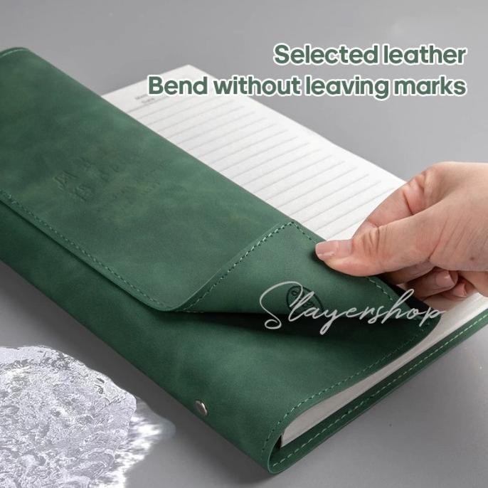 

Murah A5 Binder 6 Ring Notebook Cover Kulit Termasuk Isi Loose Leaf 6 Ring