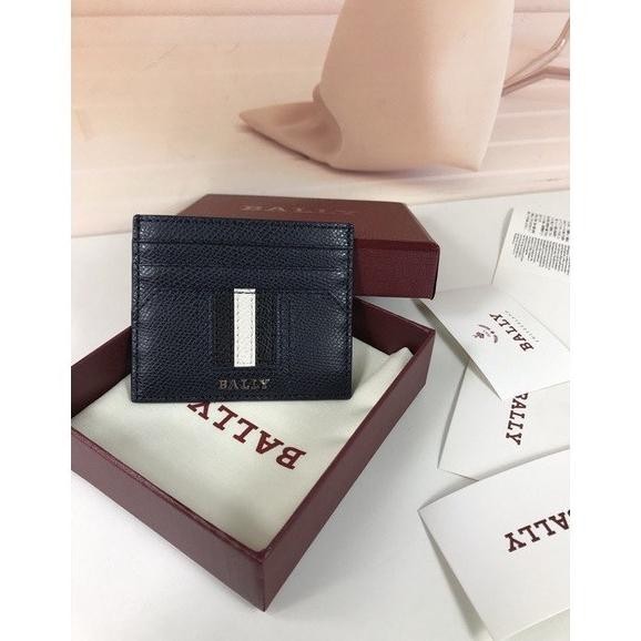 

Grosir [Authentic 100%] Bally Card Holder Thar Leather For Men