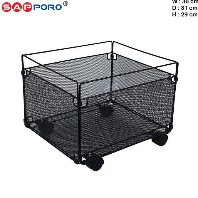 

Promo Sapporo Halden - Rak Dokumen Portable | File Rack | Portable Document Shelf Organizer Besi Hitam