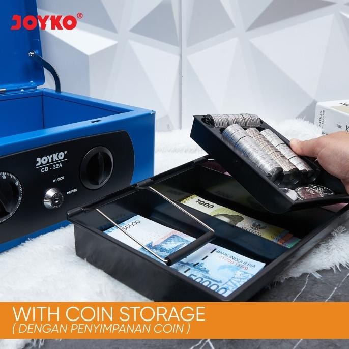 

Grosir Kotak Uang Kotak Kas Cash Box Joyko Cb-32A