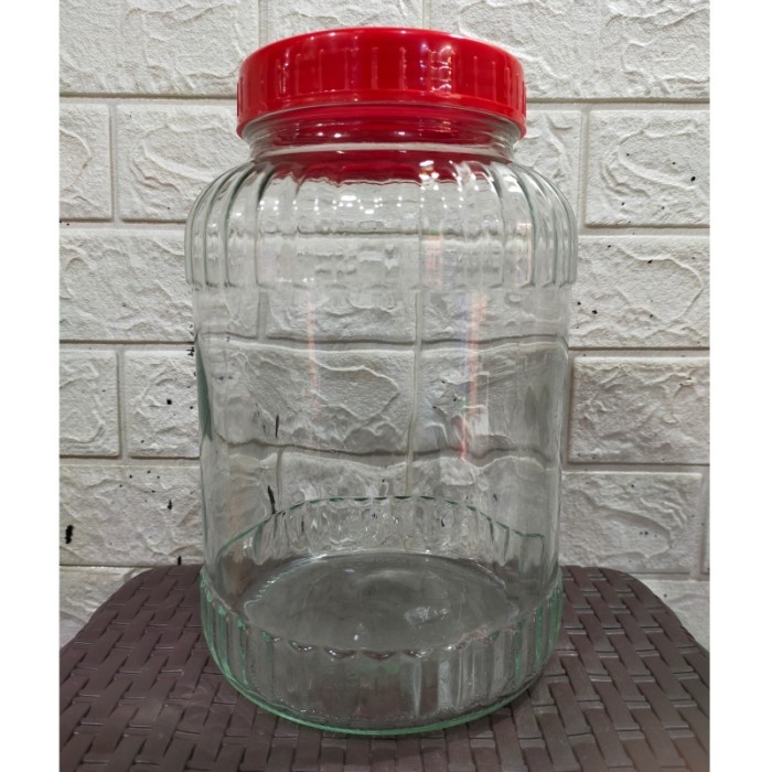 MURAH Toples Kaca Besar / Toples Cendol / Toples Kaca Tutup Drat Jumbo TP-5