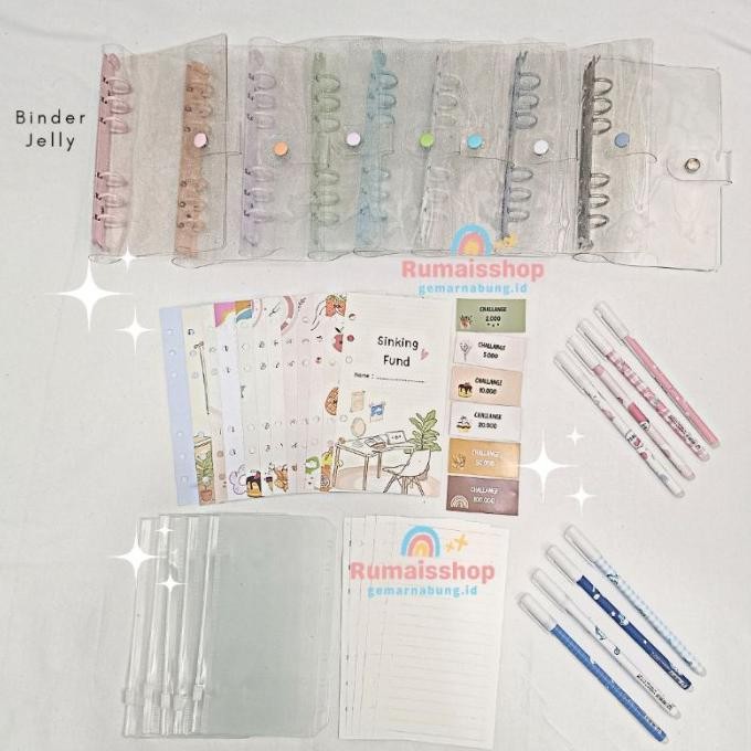 

Murah Binder Keuangan A6 | Paket Binder Nabung Hemat | Binder Sinking Fund