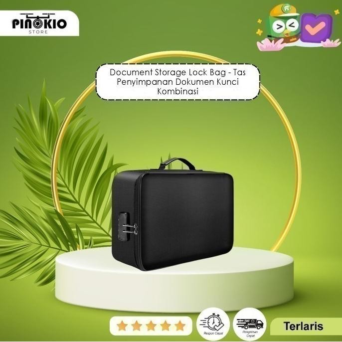 

Sale Document Storage Lock Bag - Tas Penyimpanan Dokumen Kunci Kombinasi