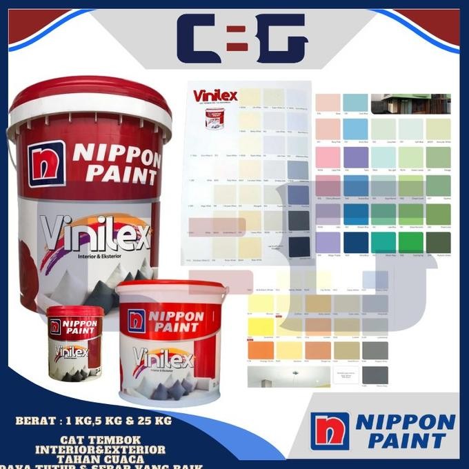 Cat Tembok Nippon Paint Vinilex 25 Kg