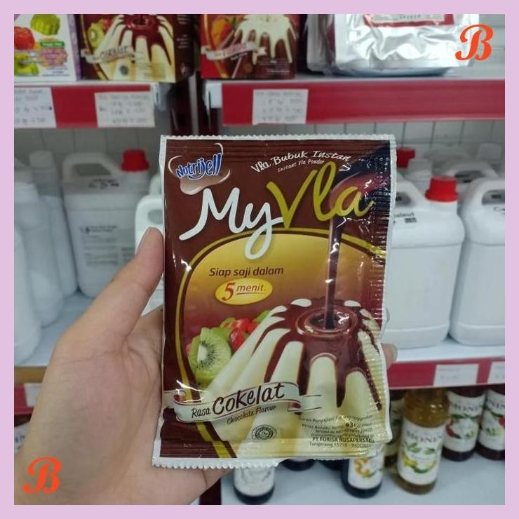 

| VRB | NUTRIJELL MY VLA VLA BUBUK INSTANT RASA COKLAT 63GR