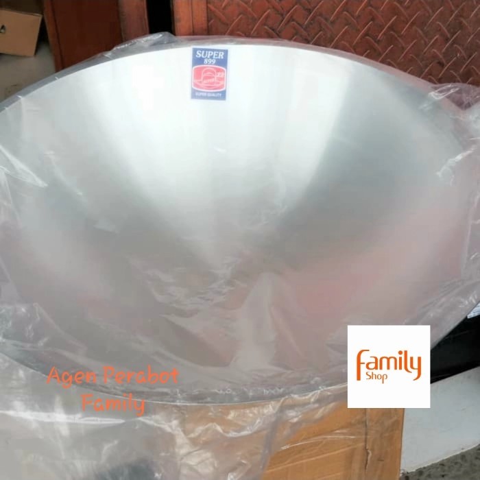 Kuali Wajan Penggorengan SUPER 24" Besar Alumunium Tebal Cekung Aluminium Kitchenware
