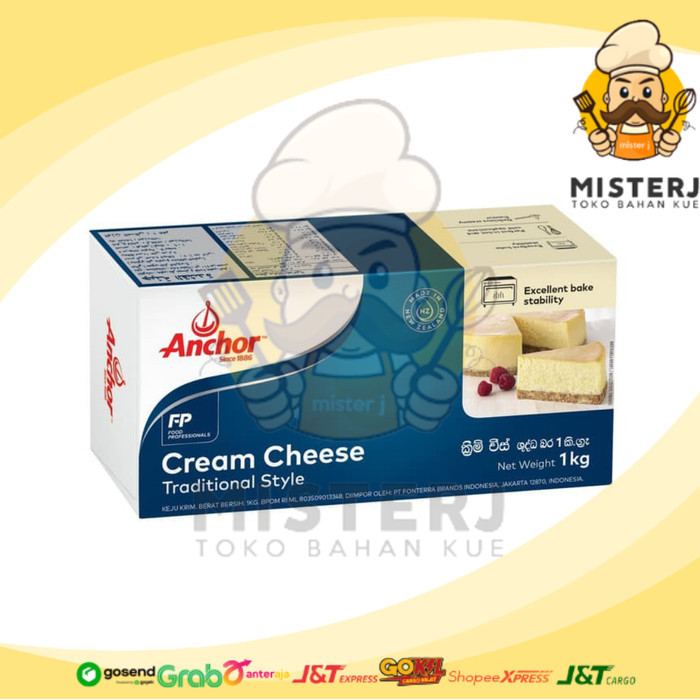 

anchor cream cheese 1 lt