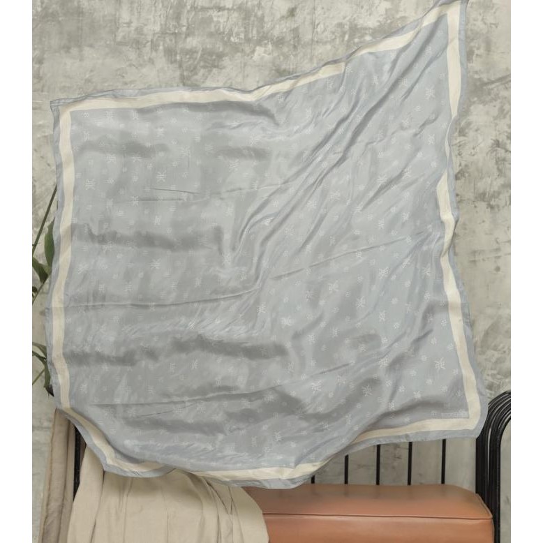 Diskon Khanaan + Scarf Monogram + Sky Blue
