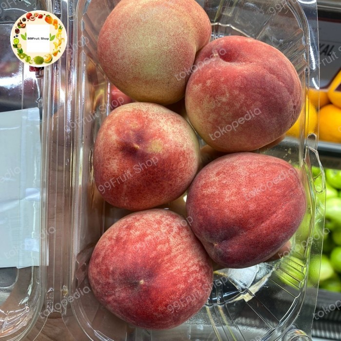 

BUAH PEACH WHITE SUPER FRESH BUAH PEACH WHITE 500 GRAM -+5 PCS