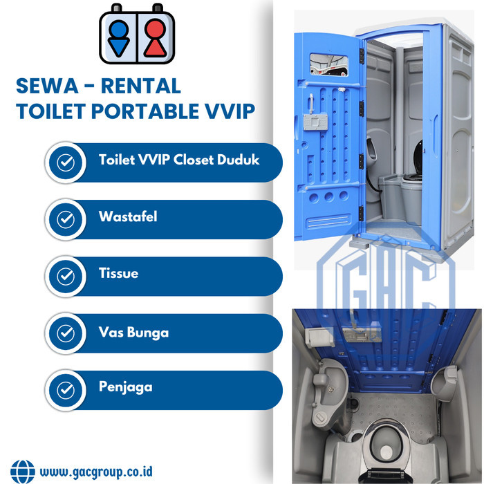 Sewa Toilet - Rental Toilet Portable Vvip Closet Duduk, Toilet Sementara Termurah Best Quality Asli