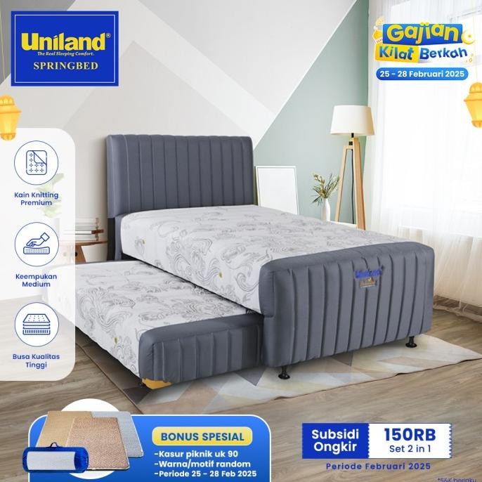 Uniland Springbed 2 in 1 120 x 200 Rivera Ashton Spring Bed 2in1 ..