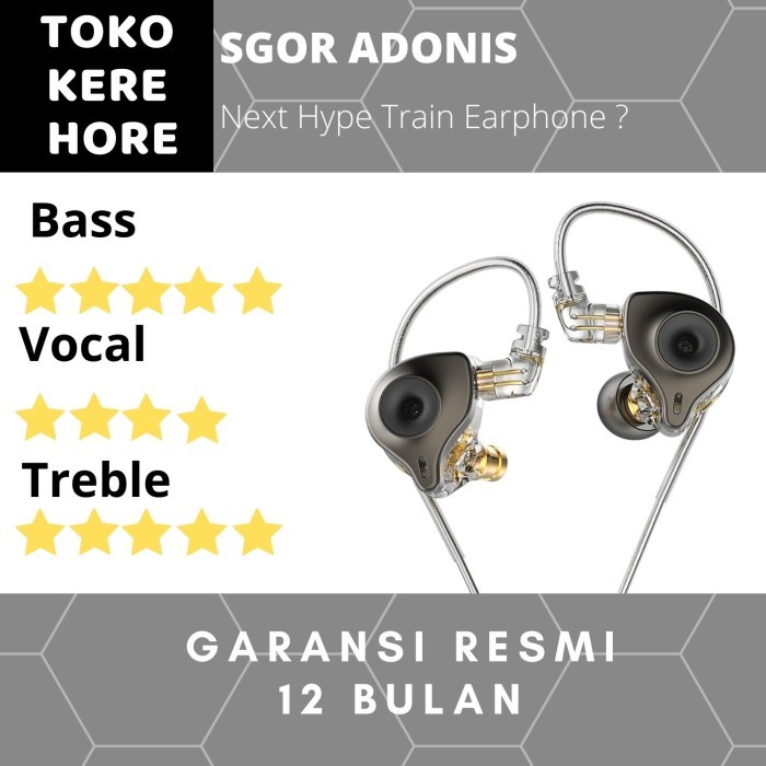 SGOR ADONIS Hybrid Dual Driver In Ear Earphone with MIC