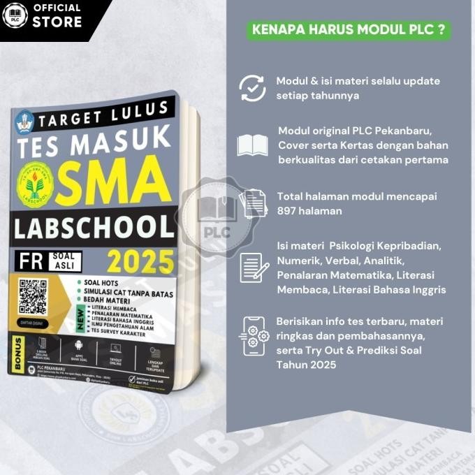 || PROMO  ~`~ Buku Persiapan Tes Sma Labschool Buku Sma Labschool Terupdate 2025 New 100% Original |