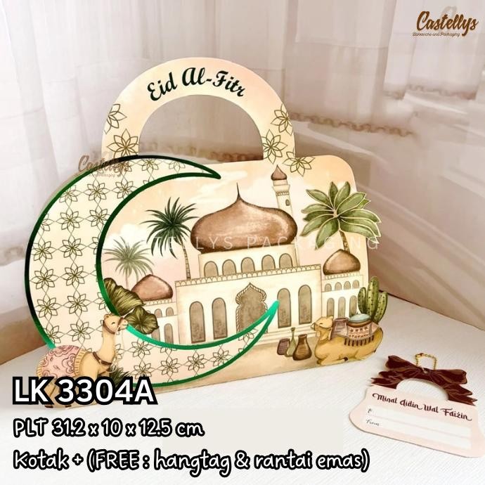 

@=@=@=@=] Kotak Box Kue Lebaran LK3304A Idul Fitri Toples Kue Kering Nastar Cookies Hampers dll