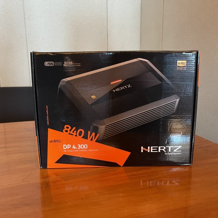 POWER HERTZ DP 4.300 4 CHANNEL POWER AMPLIFIER CLASS AB HIRES AUDIO