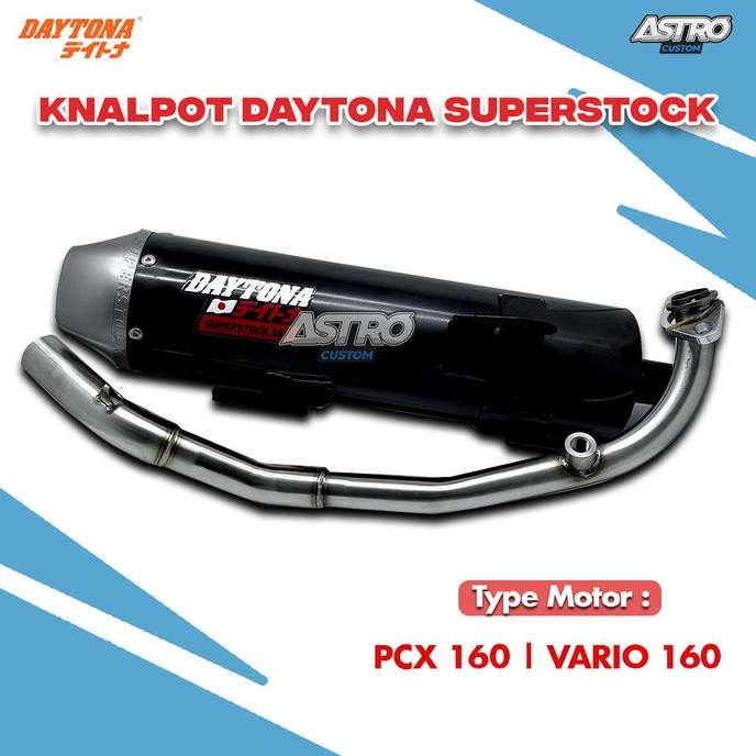 Miliki Knalpot Daytona Pcx 160 Vario 160 Vario 125 150 Kenalpot Racing