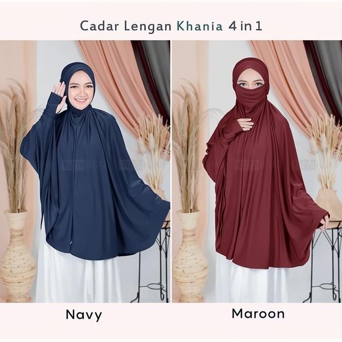 Miliki Jilbab Lengan Hijab Tangan Bergo Lengan Jilbab Lengan Panjang Khania