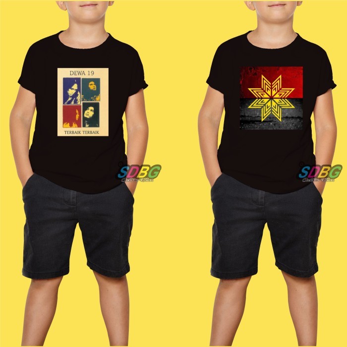 KAOS BAJU DISTRO BAND DEWA 19 ANAK - KAOS BAND ANAK DEWA 19