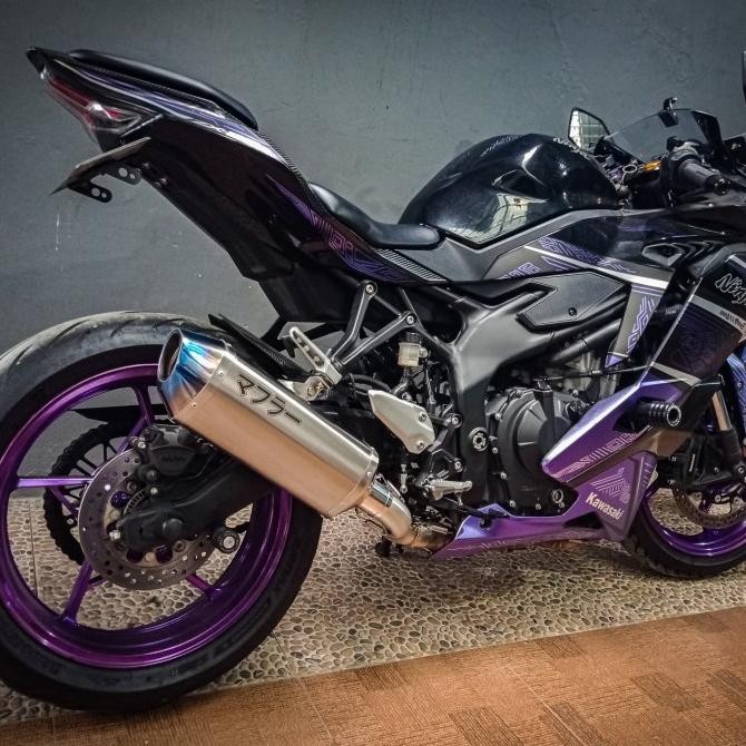 Spesial Knalpot Zx25R Tipe Samping Ninja Zx25 Zx25R By Smoke Muffler