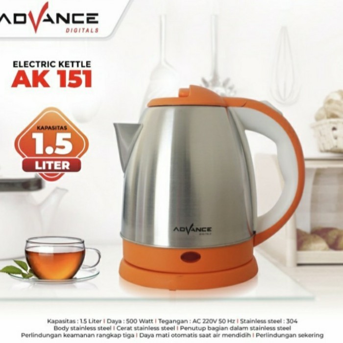 Advance Kettle / Teko Listrik Ak 151