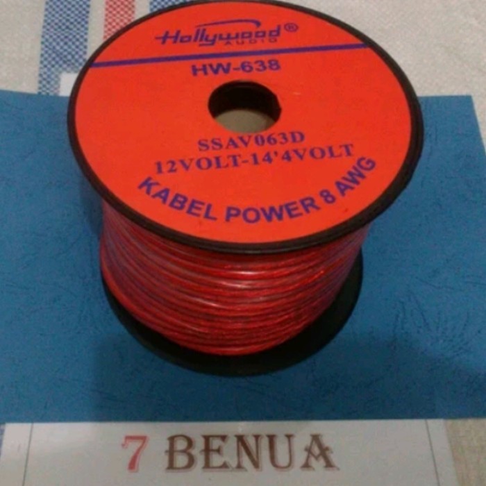 KABEL AUDIO 8 AWG SOUND SYSTEM MOBIL HOLLYWOOD