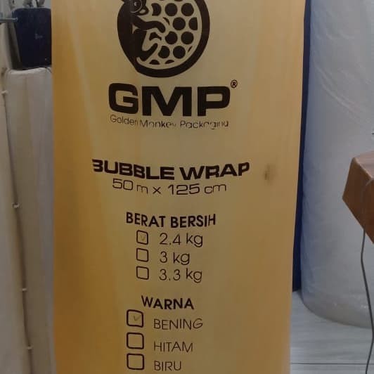 

Bubble Wrap Putih Tebal Merk Gmp Orange 125 X 50 Mtr