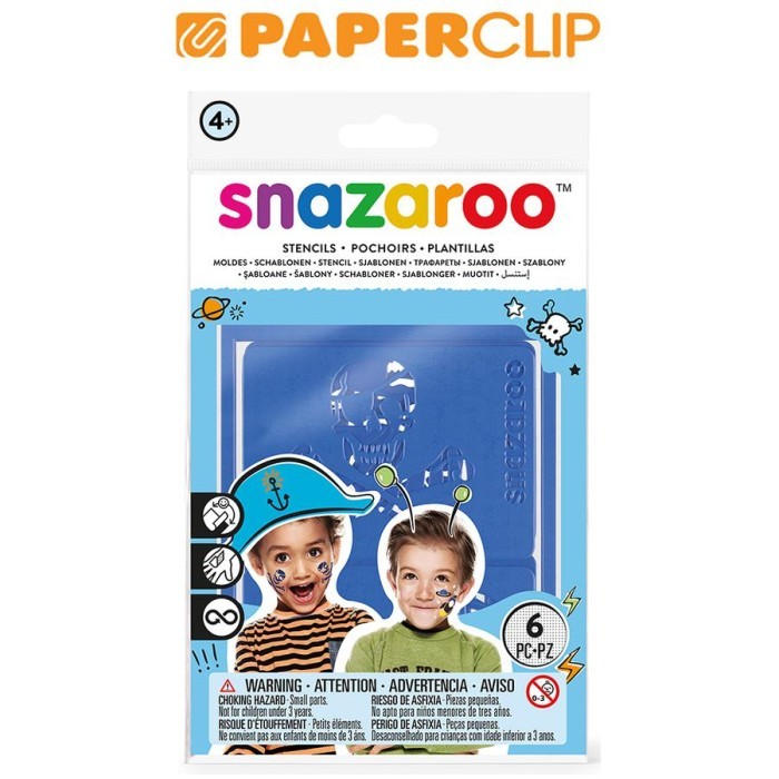 

TERBARU FACE PAINTING SNAZAROO FACE PAINT STENCIL BOYS 1198011SN PROMO!