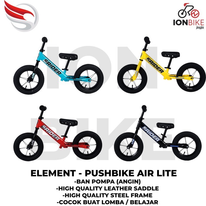 Push Bike Element 5Rider Air Terbaru Balance Bike Pushbike Sepeda Anak