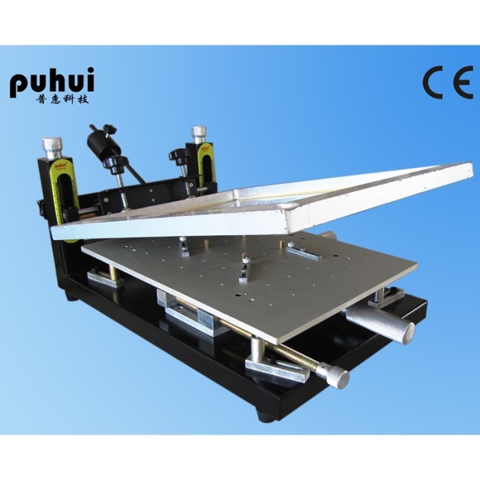 

TERBARU 3DSHOP PUHUI High Precision Printer Manual Stencil Printer Machine