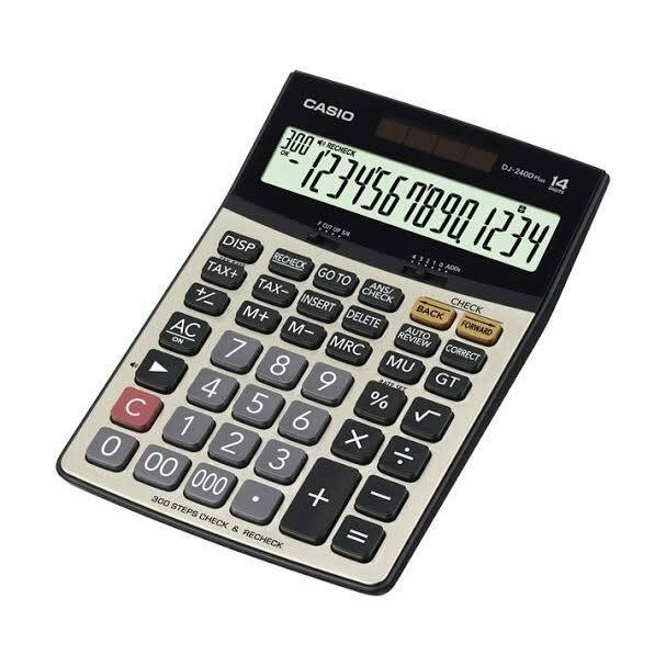 

Casio Dj-240D - Check & Correct Kalkulator
