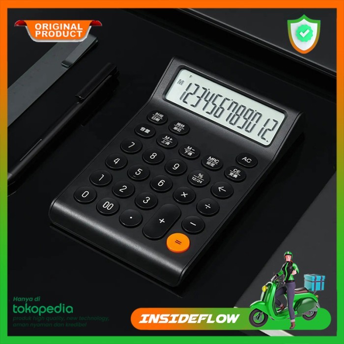 

Xiaomi Mijia Kaco Lemo Calculator Kalkulator Electronic 12 Digit K1429