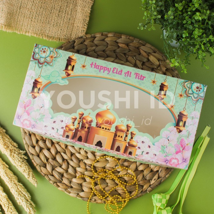 

(10pcs)Box Kue Lebaran/Dus Brownies Idul Fitri/Dus Toples Kue Kering