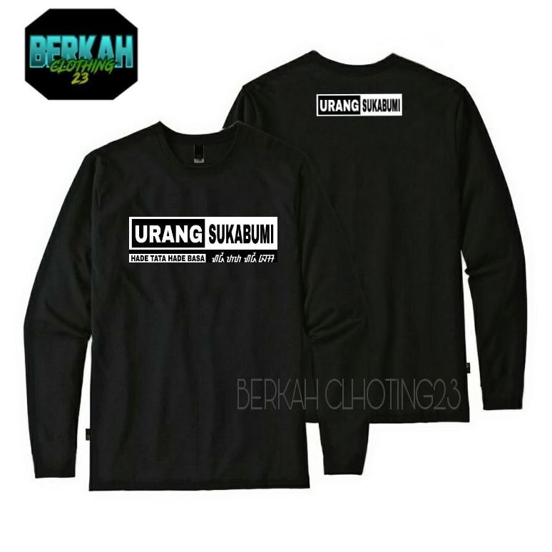 Kaos Baju Lengan Panjang Urang Sukabumi