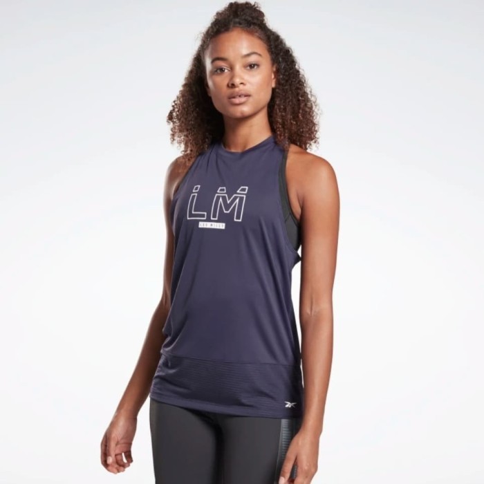 Lesmills LM Mesh Tanktop Woman Cewek Wanita Sport Tank Top Les Mills