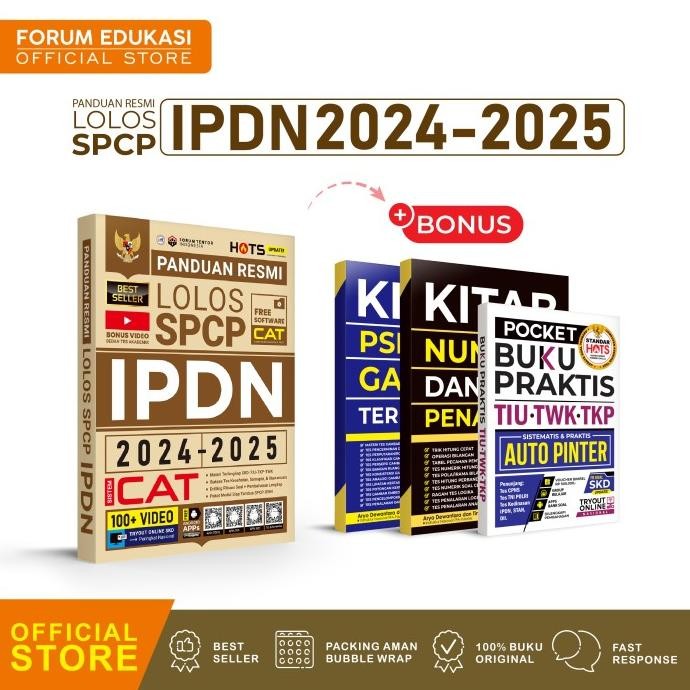 || PROMO  ~`~ BUKU IPDN PANDUAN RESMI LOLOS SPCP IPDN TERBARU ||~~~