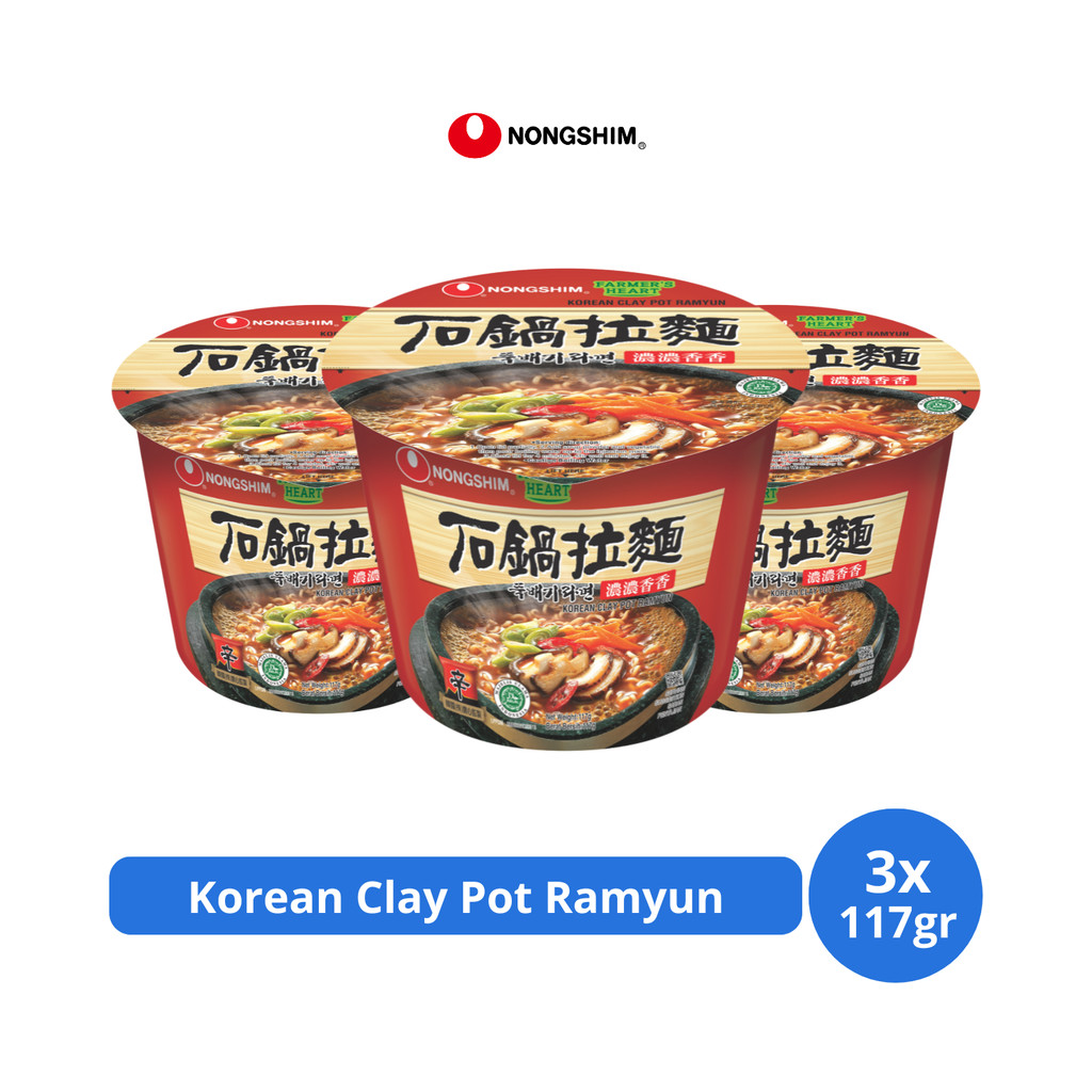 

Nong Shim Korean Clay Pot Ramyun 117gr x 3 pcs