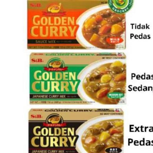 

B Golden Curry Hot Bumbu Maa 220 G