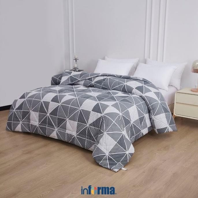 Promo Informa 240X210 Cm Bed Cover Microfiber Wilber