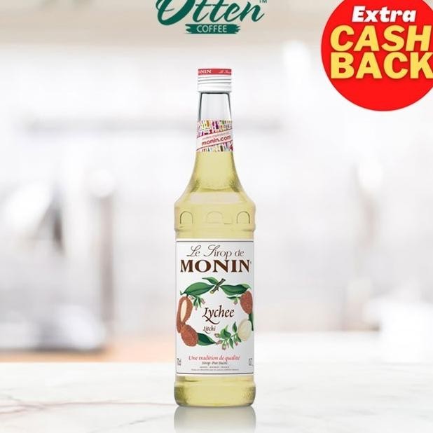 

Monin Yrup Lychee 700 Ml Irup Numan Raa Leci