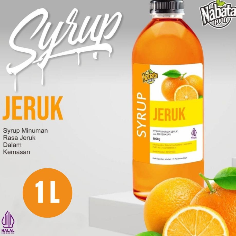 

Yrup Orange Nabata Drin 1 Ml Irup Raa Jeru 1 Liter