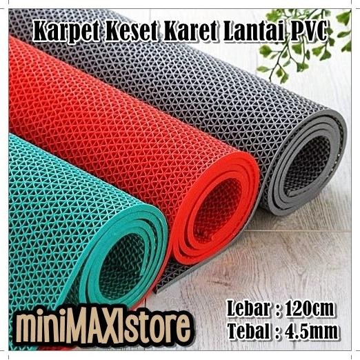 Promo Karpet Lantai Karet PVC Anti Slip / Karpet Lantai Meteran Teras Rumah
