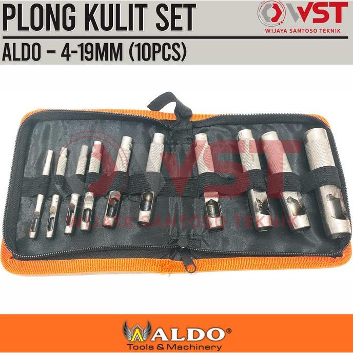 

Terlaris Aldo Plong Kulit Set 4-19mm / Alat Pembolong Gasket Kulit Hollow Punch SALE