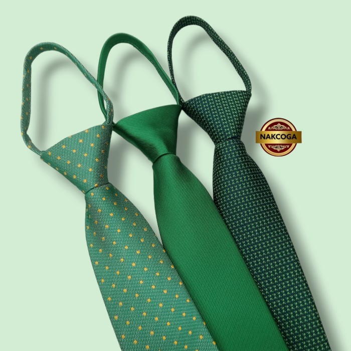 dasi hijau instan dasi hijau sage dasi hijau mint polos pria