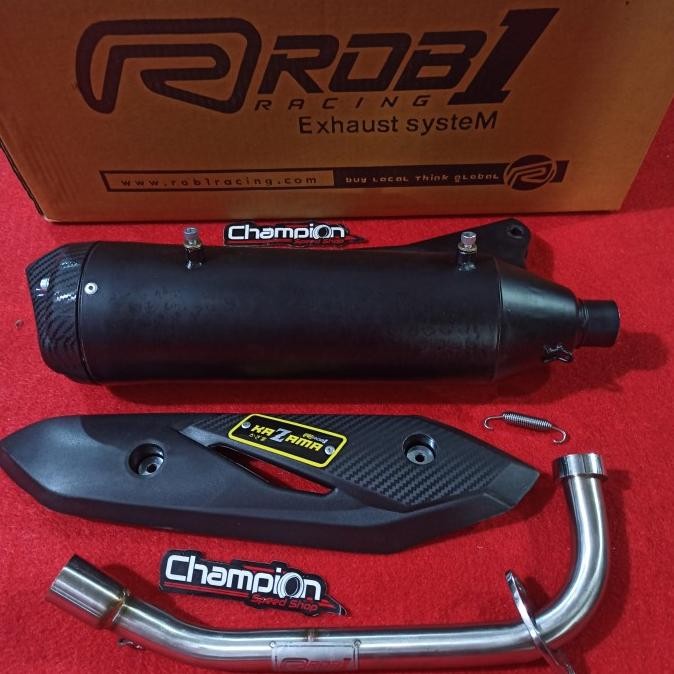 Spesial Knalpot Standar Racing Rob1 Kazama Mio Sporty Mio Smile Mio Soul Karbu