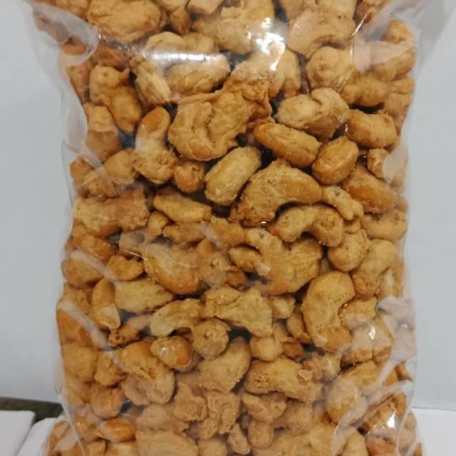 

BARANG TERLARIS Kacang Mete Pedas Chrispy/ Mede Mente Matang Goreng Aneka Rasa 500 gram (1/2kg)