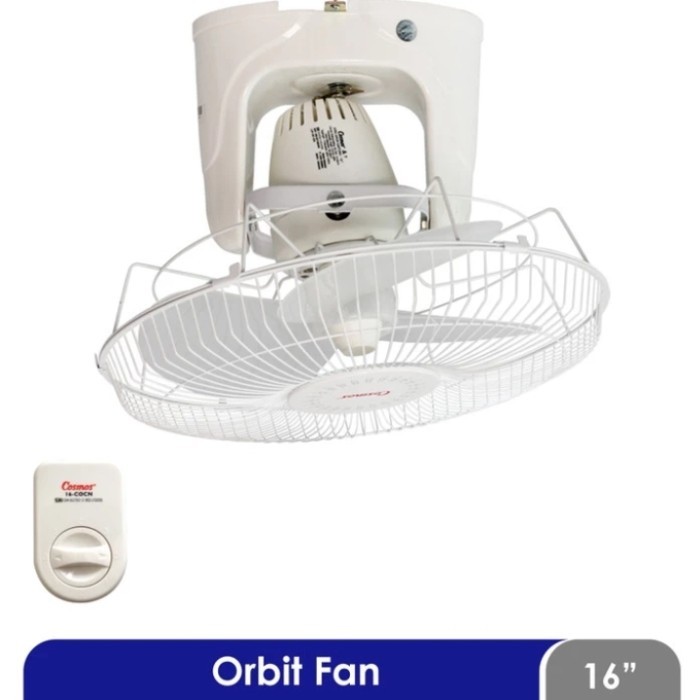 Cosmos 16-Cocn Electric Ceiling Fan 16 Inch Kipas Angin Orbit 360 Derajat