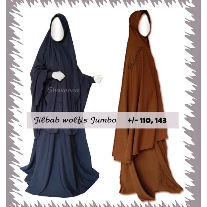 Miliki Hijab Instan Wolfis Jumbo Cadar