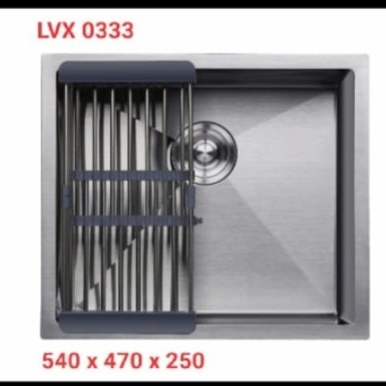 kitchen sink stainless 304 lavenia LVX 0333 Bak Cuci Piring Undermount