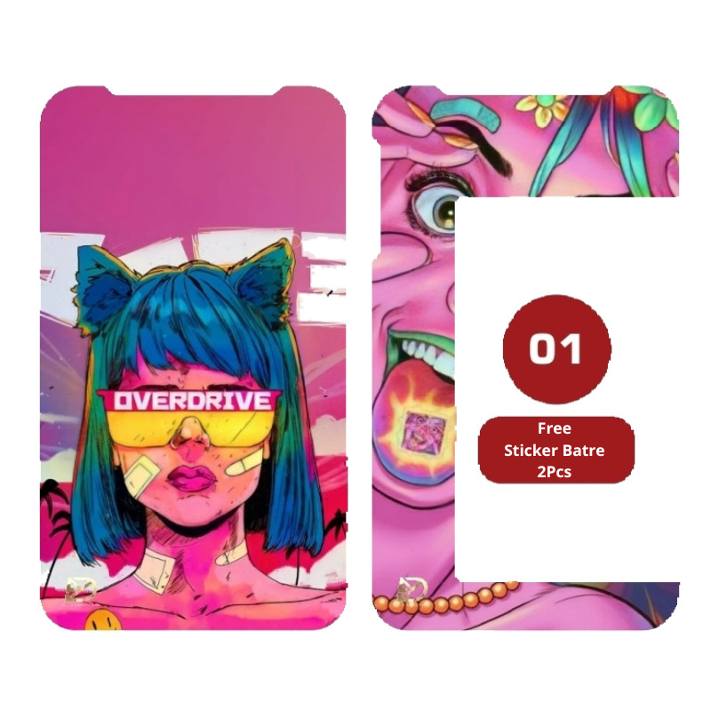 

Premium Cut - Resikoid Kertas M200 Cutting Best Quality 1 Garskin Stiker / Case Custom Terlaris 2PCS/ Fullbody