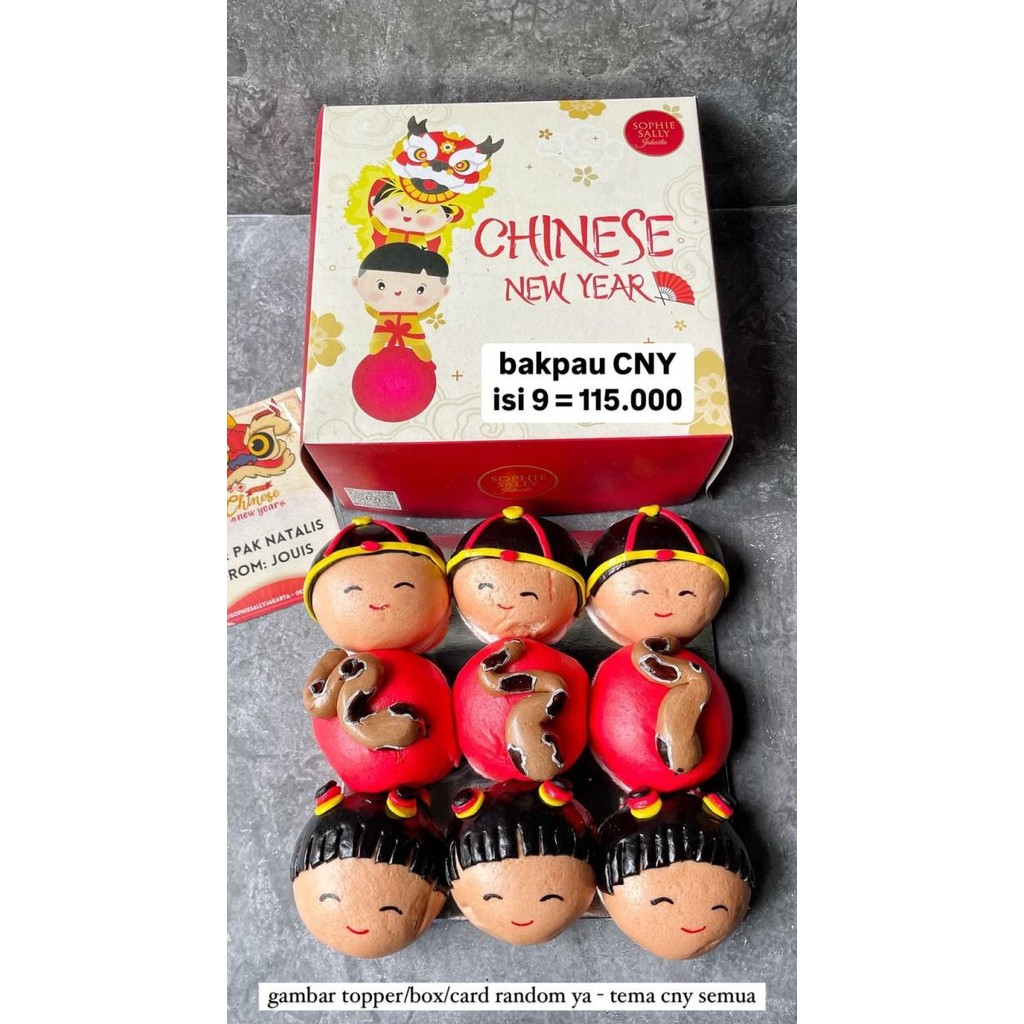 

Promo Bakpau Isi 9 - Cny Edition / Hampers Imlek - Ready